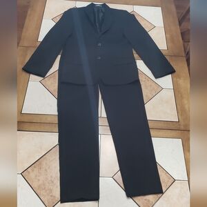 Van Heusen 2pc Suit Youth 14 Black